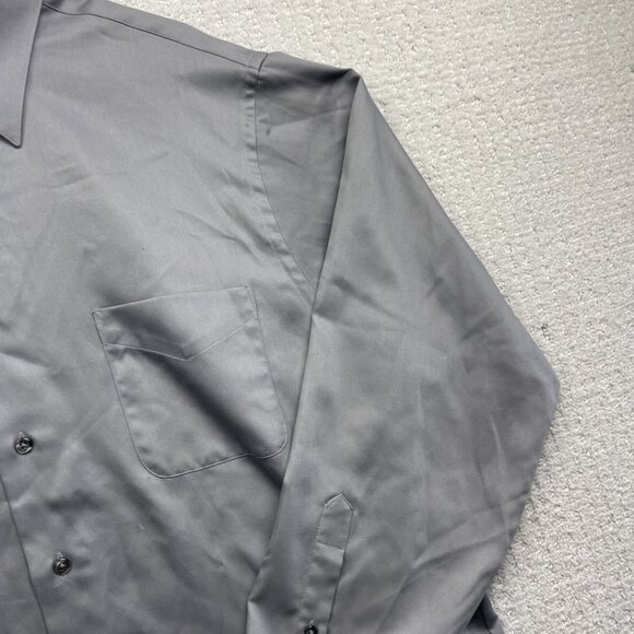 Geoffrey Beene Wrinkle Free Regular Fit Button Down Dress Shirt XL - 17 - 34/35 - Picture 4 of 16